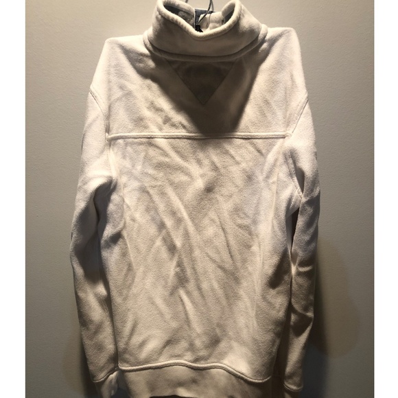 Cream Tan Sweatshirt Turtleneck Tommy Hilfiger - Picture 2 of 3